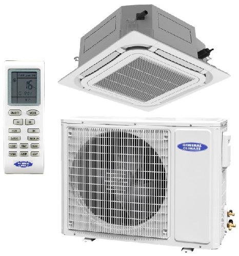 Кондиционер General Climate GC-4C24HRF / GU-U24HF / Панель GC-TF01 кассетная сплит-система комплект